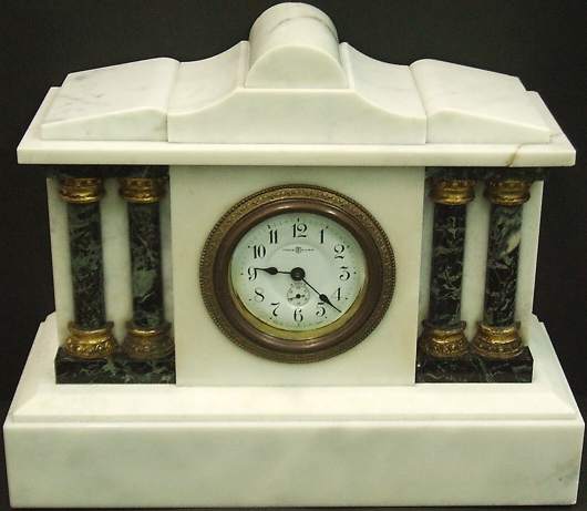 アンティーク置時計修理 東京クロック（TOYO・CLOCK） 大理石 8日巻き ★高野様 振り子時計修理 ゼンマイ式時計修理 日本の古時計